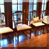 F26. Set of 4 dining chairs. 
